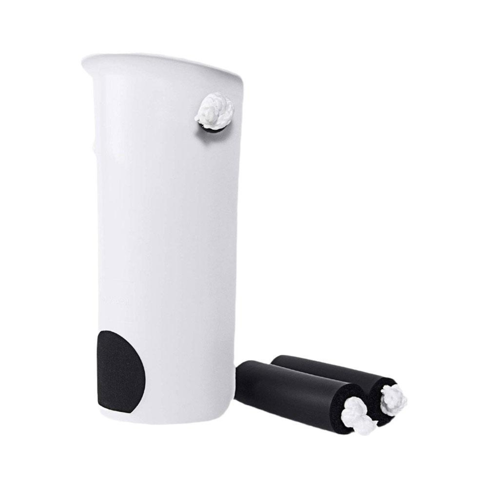 Sock Aid Tool with Curved Plastic Shell and Foam Padded Handles