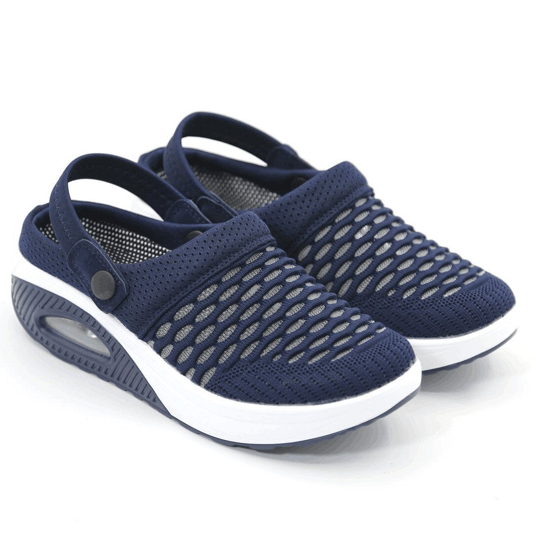 Wedge Sandals with Shock Absorbing Sole