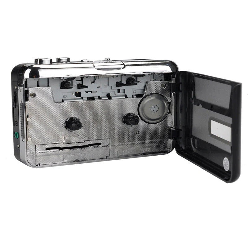 Cassette Tape to USB Converter with Stereo Recording and Dual Mode Operation