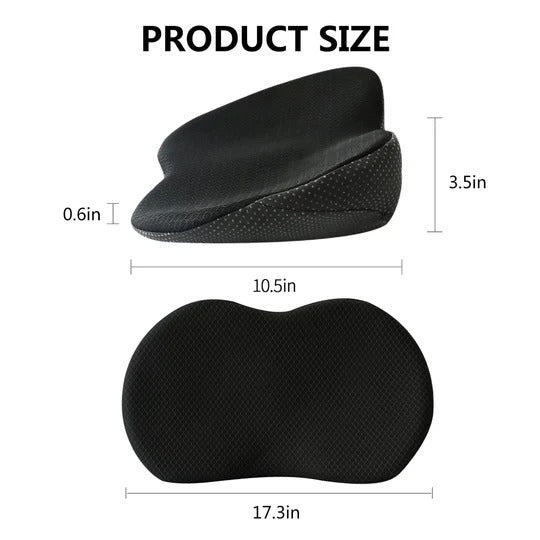 Car Seat Cushion with 3.5 Inch Height Boost and Removable Cover