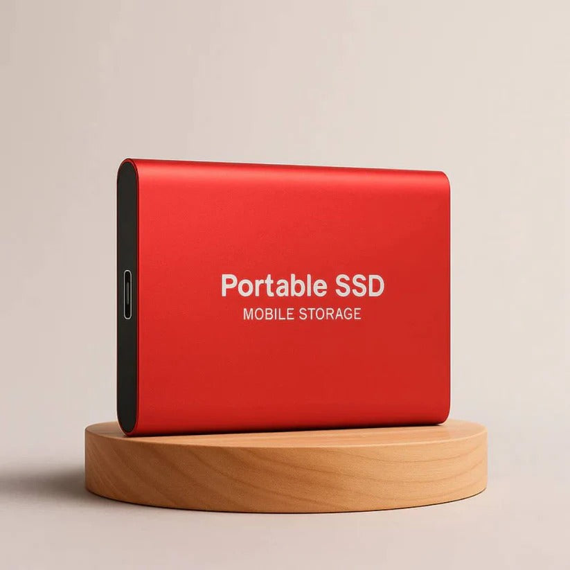 Portable SSD with 430MB/s Read Speed and Shock Resistant Housing, Universal Compatible