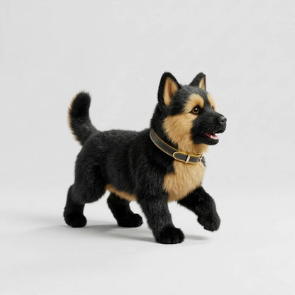 Interactive Robot Dog with Touch and Sound Sensors, Walking and Barking Action