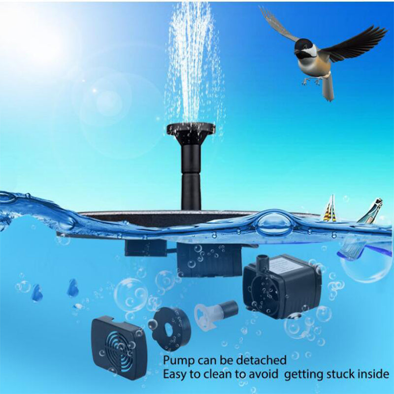 Solar Floating Fountain Pump with Spray Nozzles
