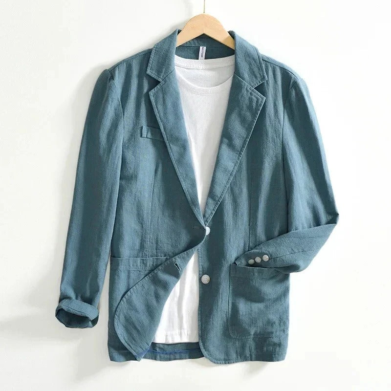 Relaxed Fit Single-Button Blazer for Casual and Office Outfits