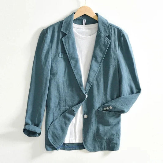 Relaxed Fit Single-Button Blazer for Casual and Office Outfits