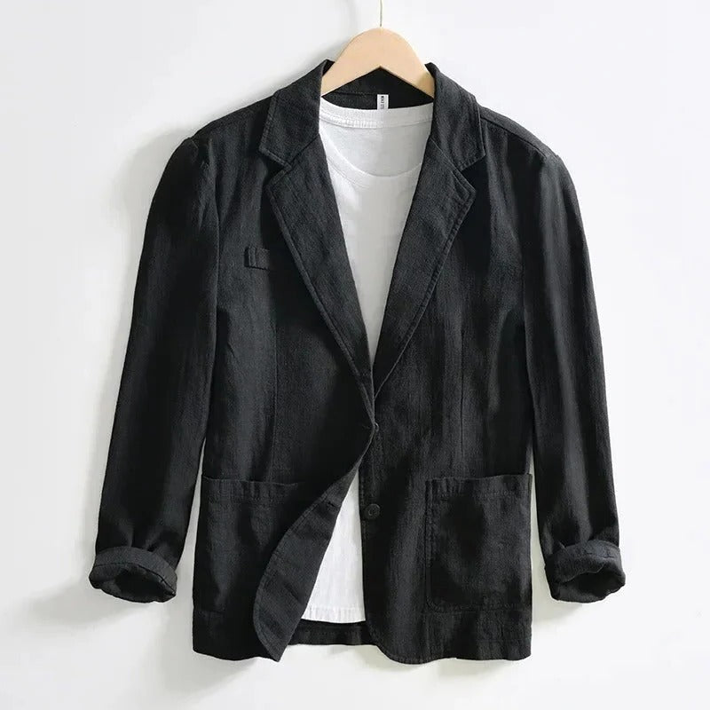 Relaxed Fit Single-Button Blazer for Casual and Office Outfits