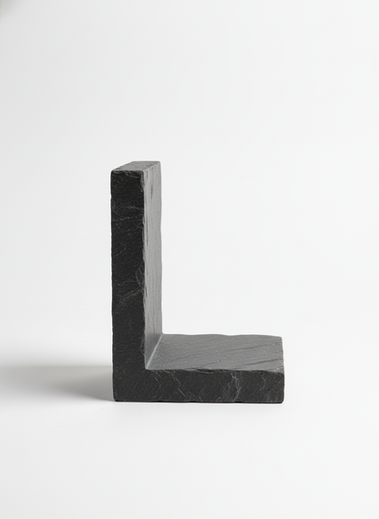 Sculptural L-Shaped Bookends