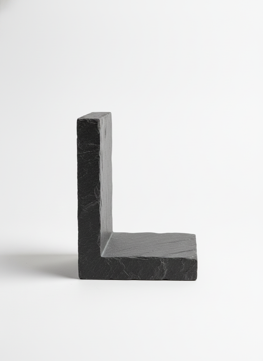 Sculptural L-Shaped Bookends