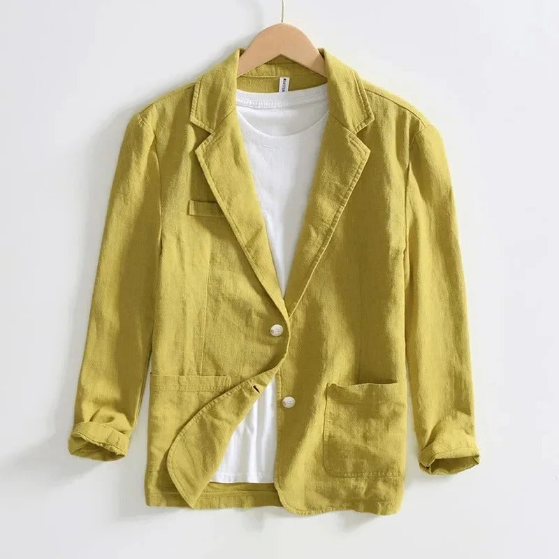 Relaxed Fit Single-Button Blazer for Casual and Office Outfits