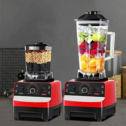 High Power Blender with Six Stainless Steel Blades and Nine Speed Settings