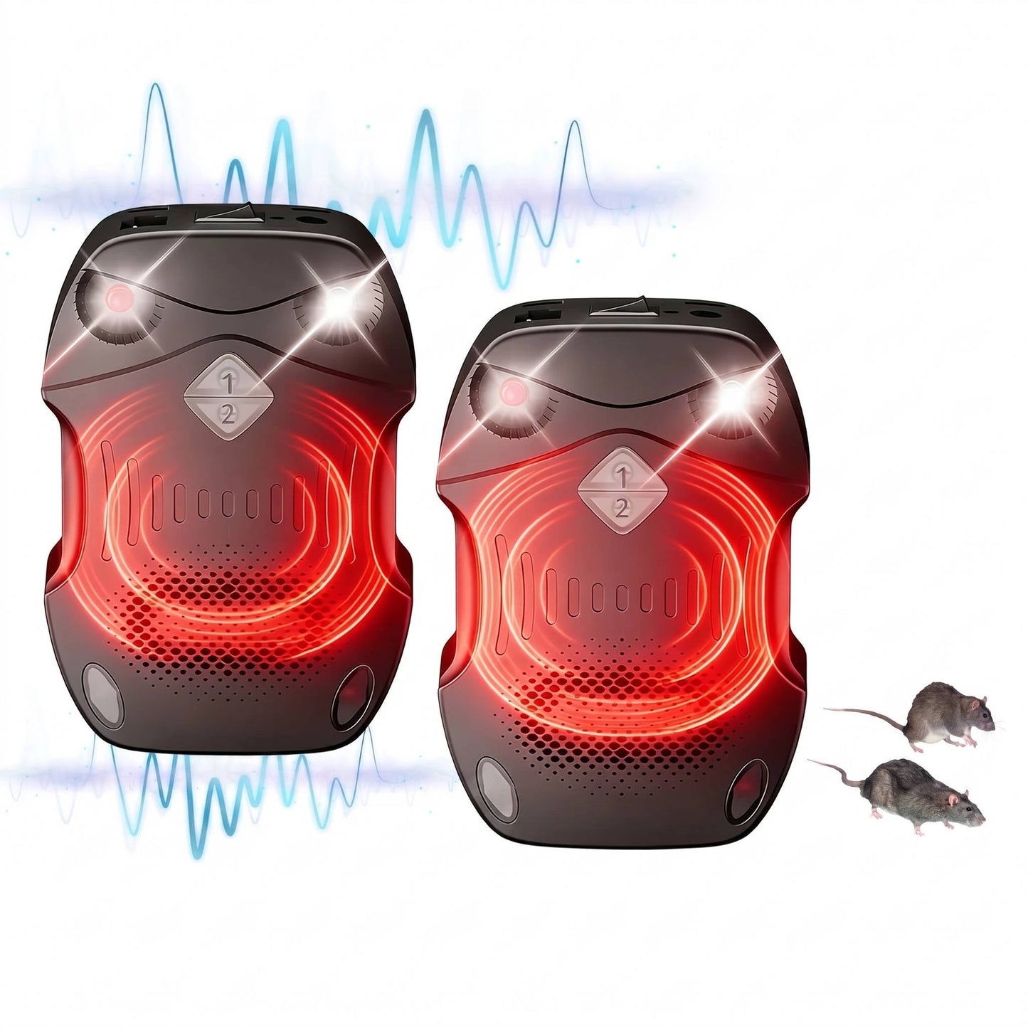 Premium Under-Hood Ultrasonic Pest Repeller with Intelligent Smart Vibration Sensor