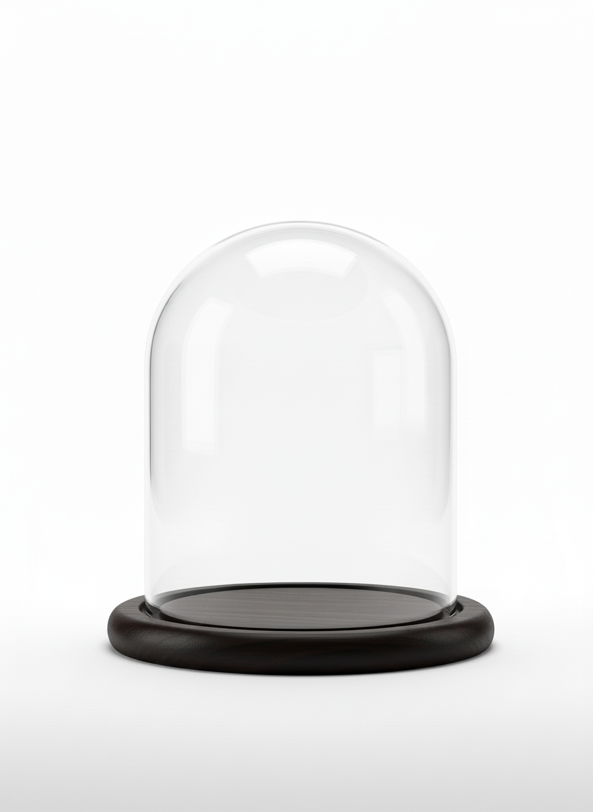 Glass Display Cloche with Base