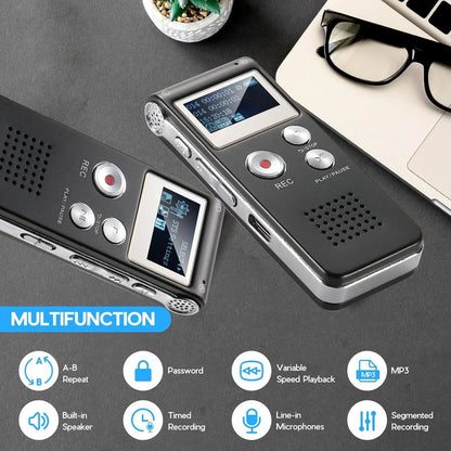 Pocket Sized Voice Activated Recorder with WAV Format and Balanced Audio Output
