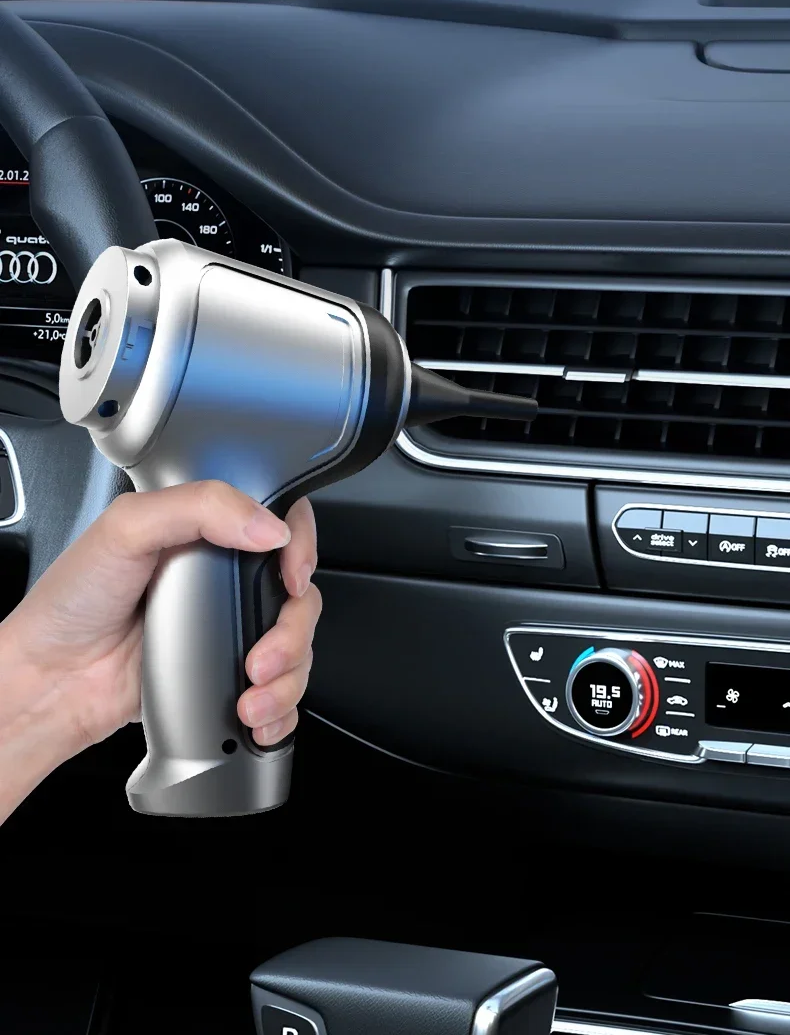 Cordless Handheld Vacuum with 95000Pa Suction and Dual Mode, Six Accessories