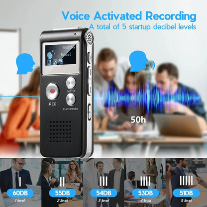 Pocket Sized Voice Activated Recorder with WAV Format and Balanced Audio Output
