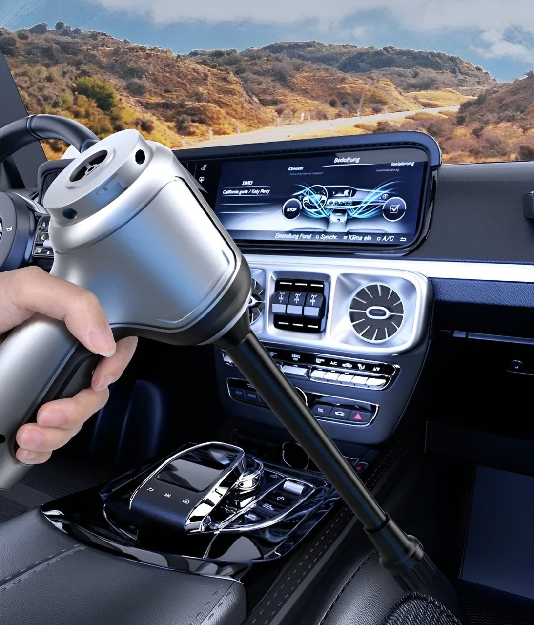 Cordless Handheld Vacuum with 95000Pa Suction and Dual Mode, Six Accessories