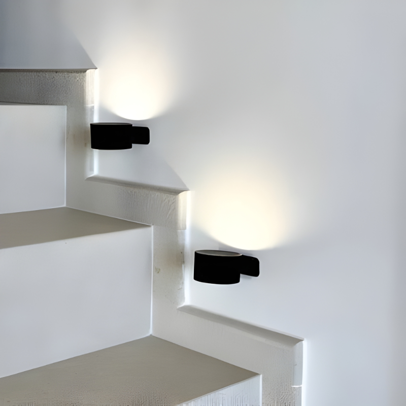 Rechargeable Wall Lamp with 360° Rotation and Three Color Temperatures, Touch Control
