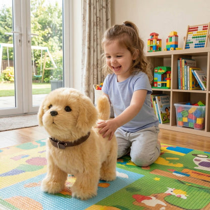 Interactive Robot Dog with Touch and Sound Sensors, Walking and Barking Action