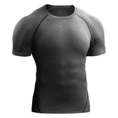 Men's Compression Shirt with Moisture Wicking and Four Way Stretch