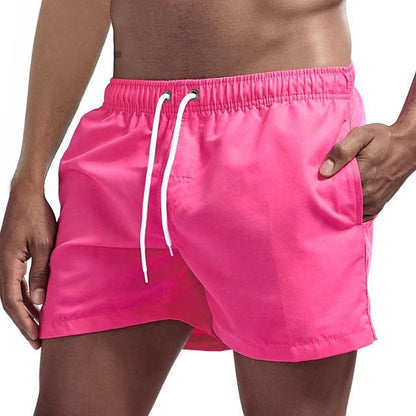 Men's Swimming Shorts with Mesh Liner and Three Pockets