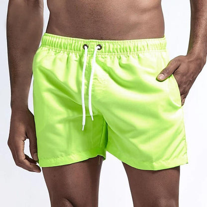 Men's Swimming Shorts with Mesh Liner and Three Pockets