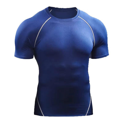 Men's Compression Shirt with Moisture Wicking and Four Way Stretch