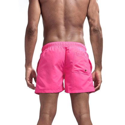 Men's Swimming Shorts with Mesh Liner and Three Pockets