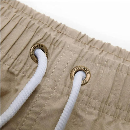 Men's Swimming Shorts with Mesh Liner and Three Pockets