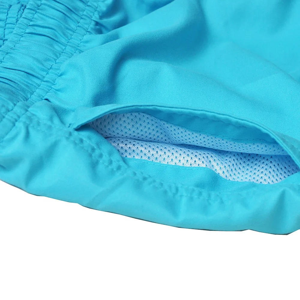 Men's Swimming Shorts with Mesh Liner and Three Pockets