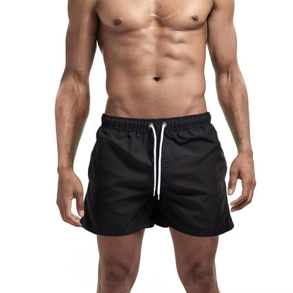 Men's Swimming Shorts with Mesh Liner and Three Pockets