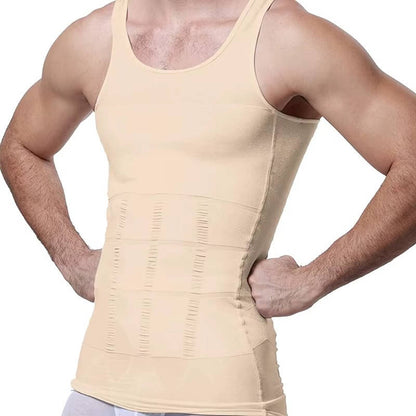 Men's Compression Tank Top with Four Way Stretch and Moisture Wicking, 3 Pack