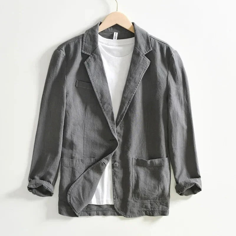 Relaxed Fit Single-Button Blazer for Casual and Office Outfits