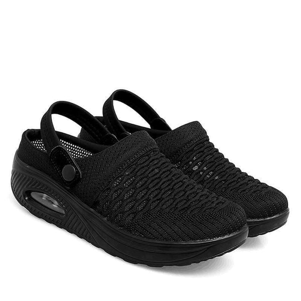 Wedge Sandals with Shock Absorbing Sole