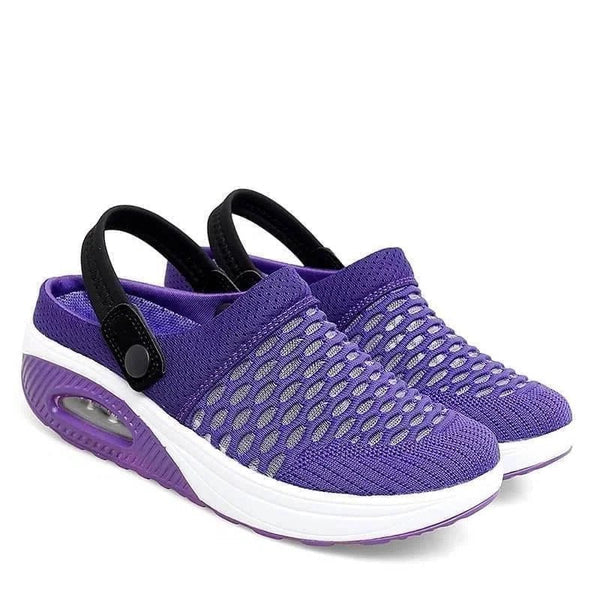 Wedge Sandals with Shock Absorbing Sole