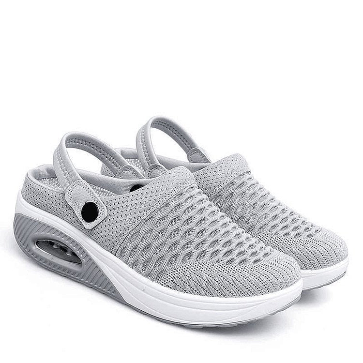 Wedge Sandals with Shock Absorbing Sole