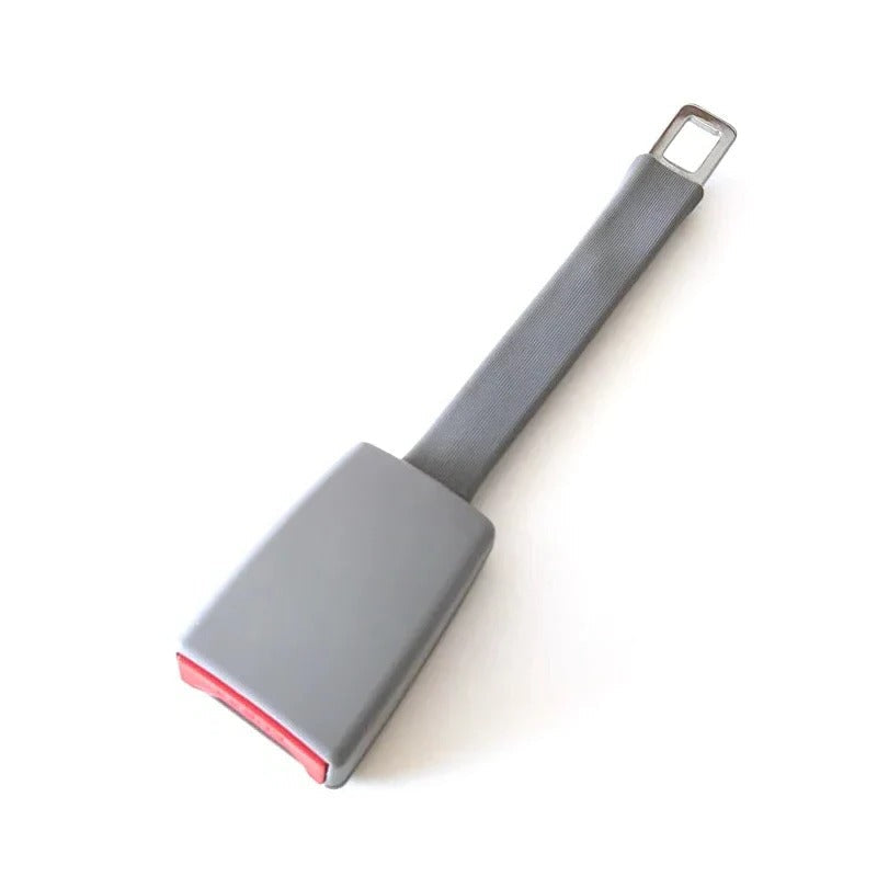 Seat Belt Extender with Rigid Cable and Upright Stem, 11 Inch Length