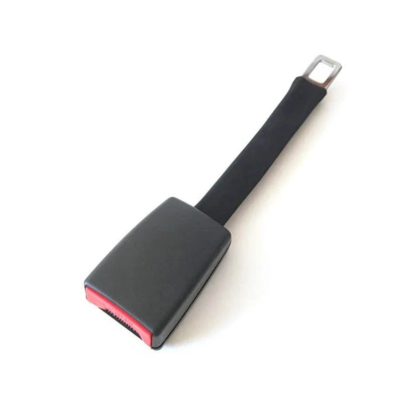 Seat Belt Extender with Rigid Cable and Upright Stem, 11 Inch Length