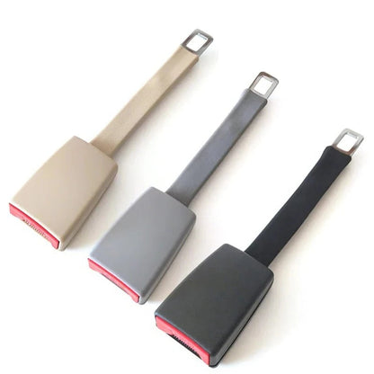 Seat Belt Extender with Rigid Cable and Upright Stem, 11 Inch Length