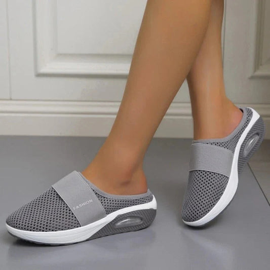 Orthopedic Slippers with Molded Footbed and Ventilated Upper for Indoor Wear for Women