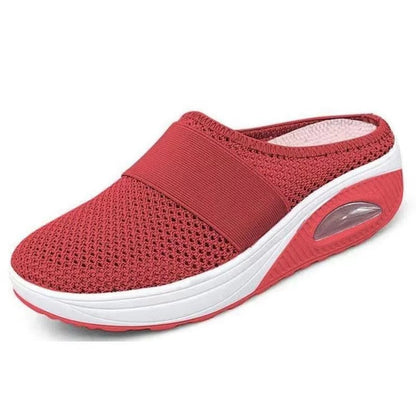 Orthopedic Slippers with Molded Footbed and Ventilated Upper for Indoor Wear for Women