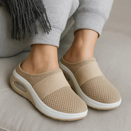 Orthopedic Slippers with Molded Footbed and Ventilated Upper for Indoor Wear for Women