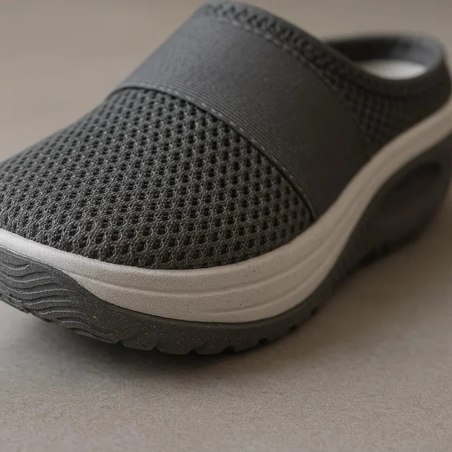 Orthopedic Slippers with Molded Footbed and Ventilated Upper for Indoor Wear for Women