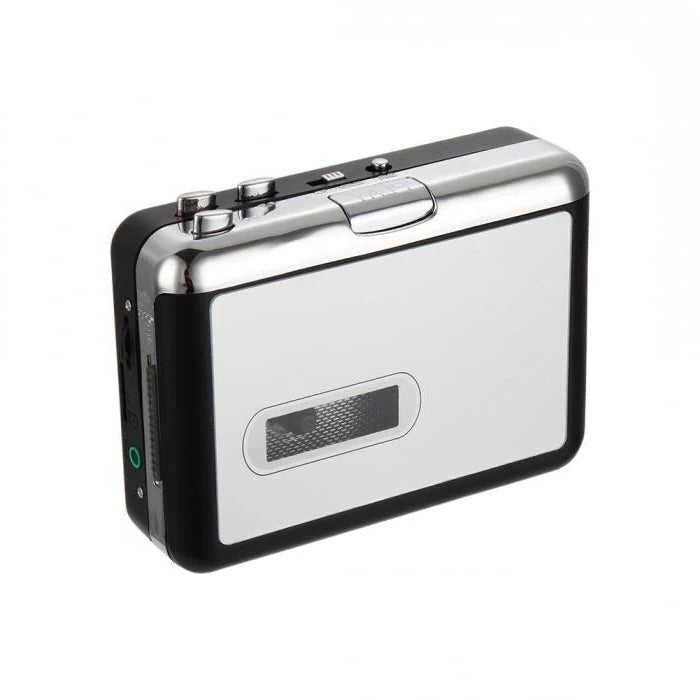 Cassette Tape to USB Converter with Stereo Recording and Dual Mode Operation