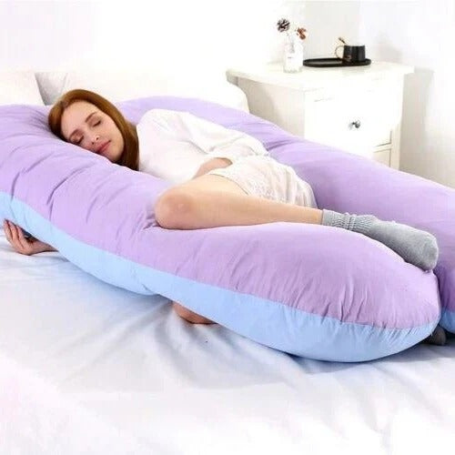Full Body Memory Foam Pillow with Adjustable Fill and Machine Washable Cover