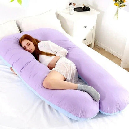Full Body Memory Foam Pillow with Adjustable Fill and Machine Washable Cover