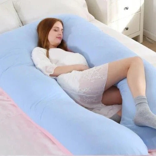 Full Body Memory Foam Pillow with Adjustable Fill and Machine Washable Cover