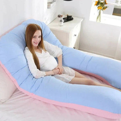 Full Body Memory Foam Pillow with Adjustable Fill and Machine Washable Cover