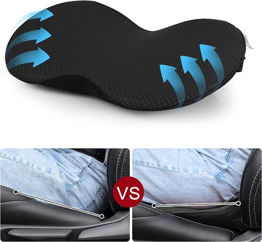 Car Seat Cushion with 3.5 Inch Height Boost and Removable Cover