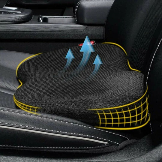 Car Seat Cushion with 3.5 Inch Height Boost and Removable Cover