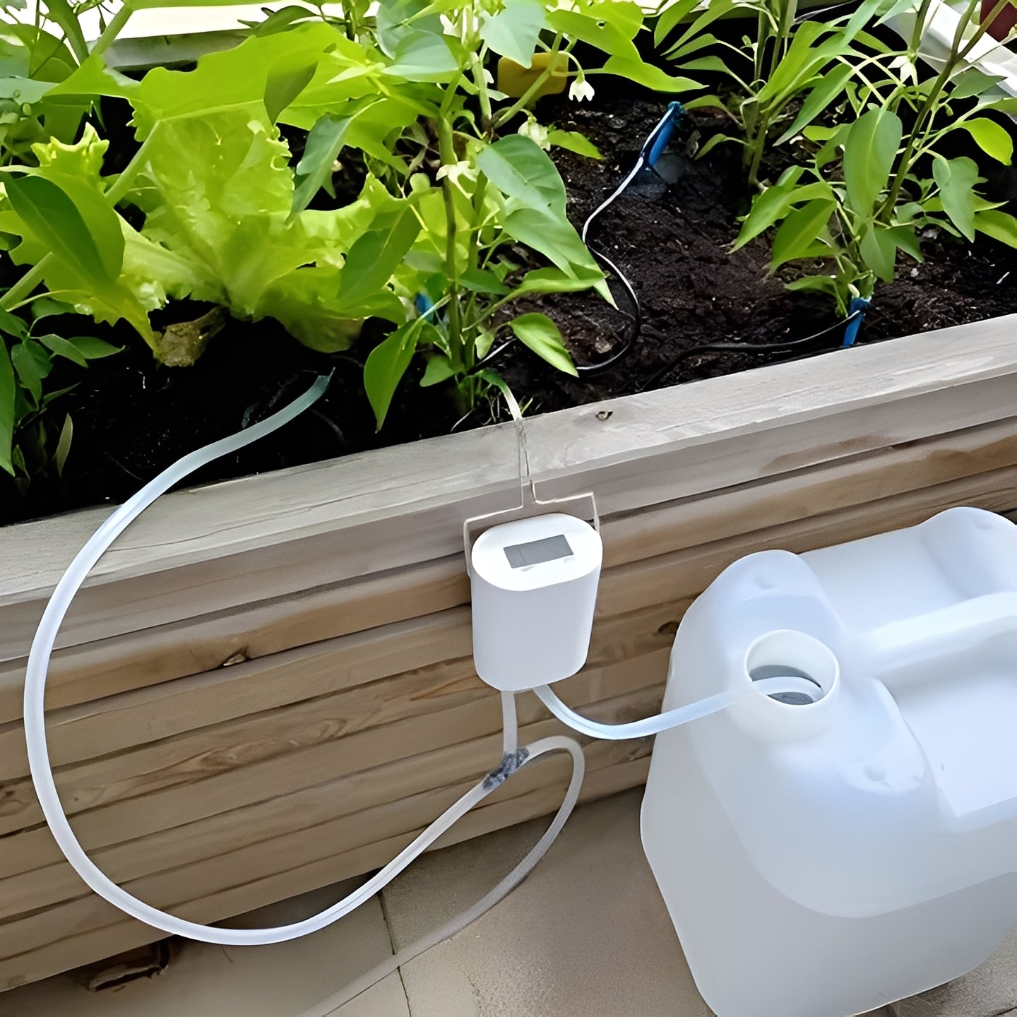 Automatic Plant Watering Controller with Programmable LCD and Rechargeable Battery